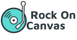 Rock on canvas